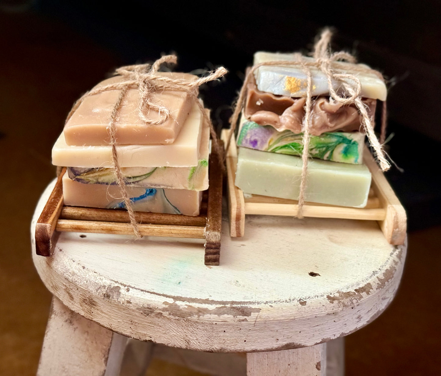 Goat Milk Sampler Soap Stacks
