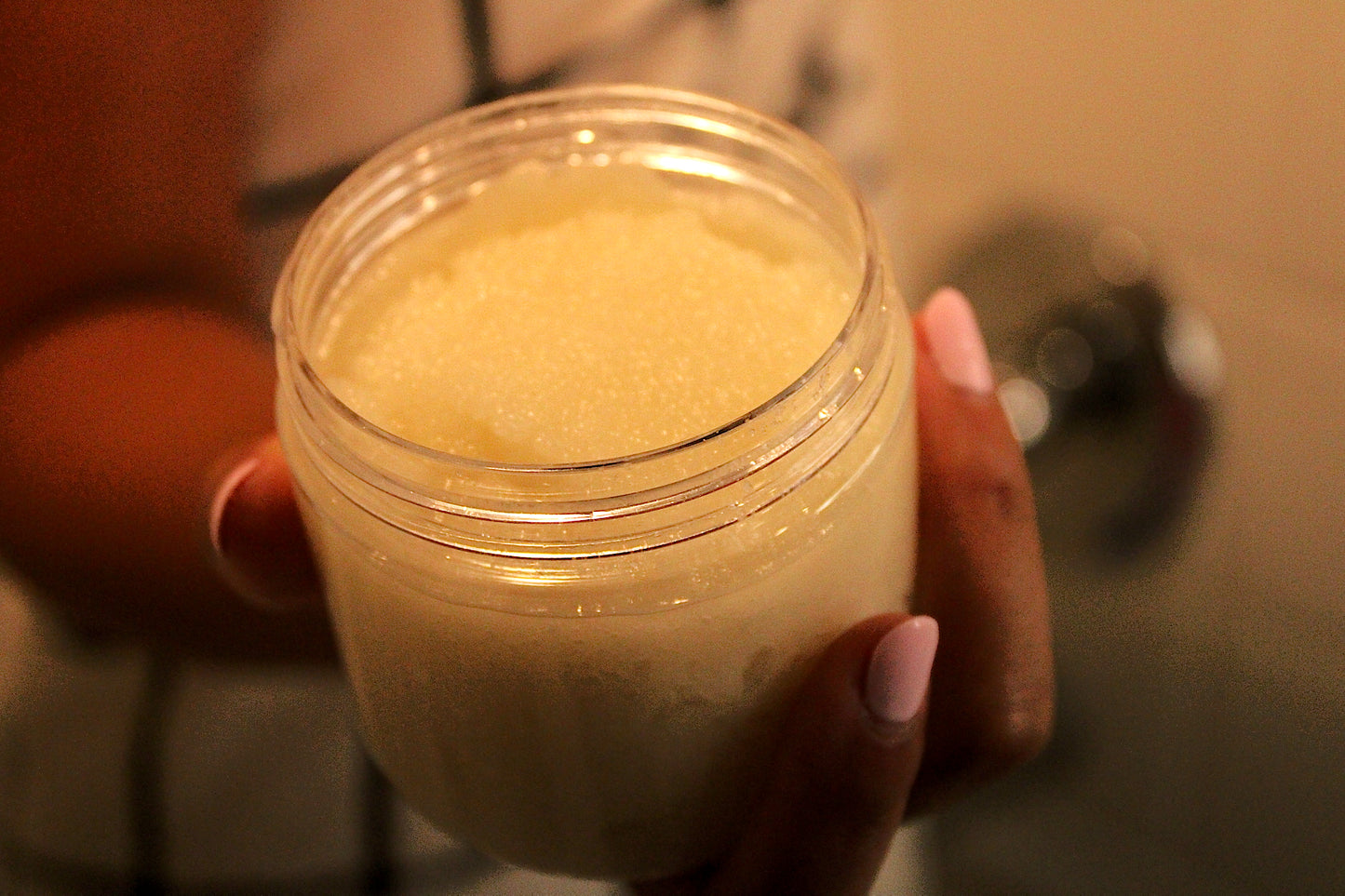 Goat milk body scrub